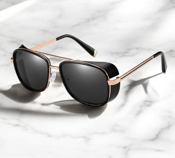 Tony rosegold fekete unisex napszemüveg