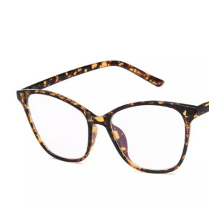 Dina leopárd mintás divat szemüveg