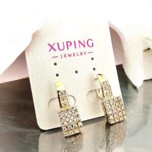 Anikó arany színű antiallergén xuping fülbevaló