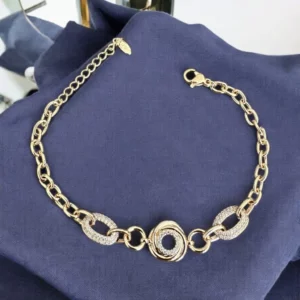 Amira rose gold színű köves xuping karkötő