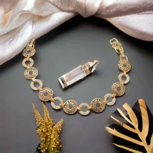 Eszter rosegold színű xuping karkötő