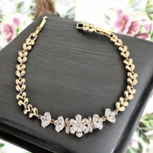 Zara rose gold színű köves xuping karkötő