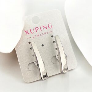 Zara ezüst színű antiallergén xuping fülbevaló