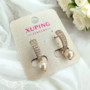 Kayla arany színű antiallergén xuping fülbevaló