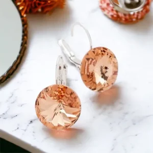 Kara francia kapcsos rosegold színű nemesacél fülbevaló