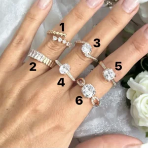 Zora rose gold színű xuping gyűrű 6.