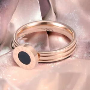 Colette rosegold színű nemesacél gyűrű