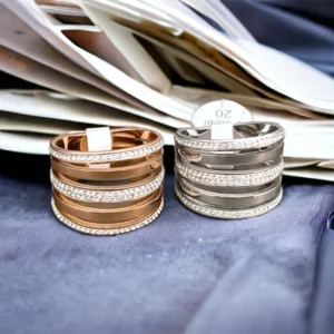 Kendall ezüst színű nemesacél gyűrű