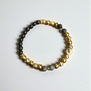 Nyilas horoszkópos lapis lazuli ásvány karkötő