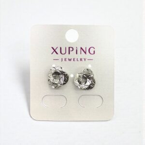 Maya ezüst színű antiallergén xuping fülbevaló