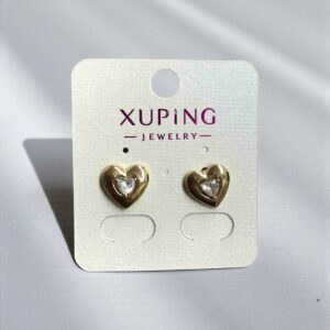 Ilona rose gold színű antiallergén köves xuping fülbevaló