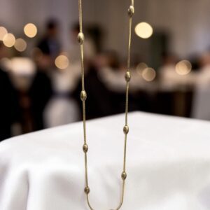 Zselyke arany színű nemesacél nyaklánc