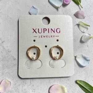 Miléna rose gold színű antiallergén xuping fülbevaló